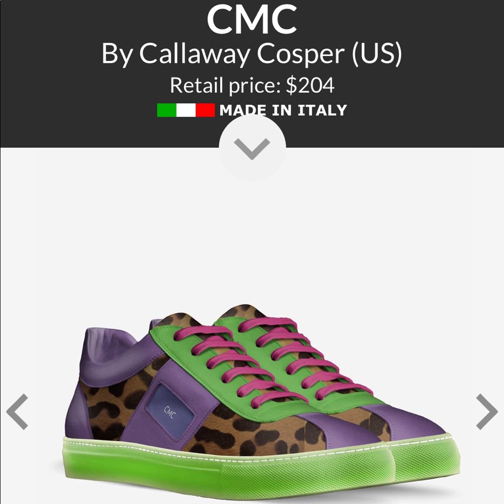 A custom shoe created and designed by ME!